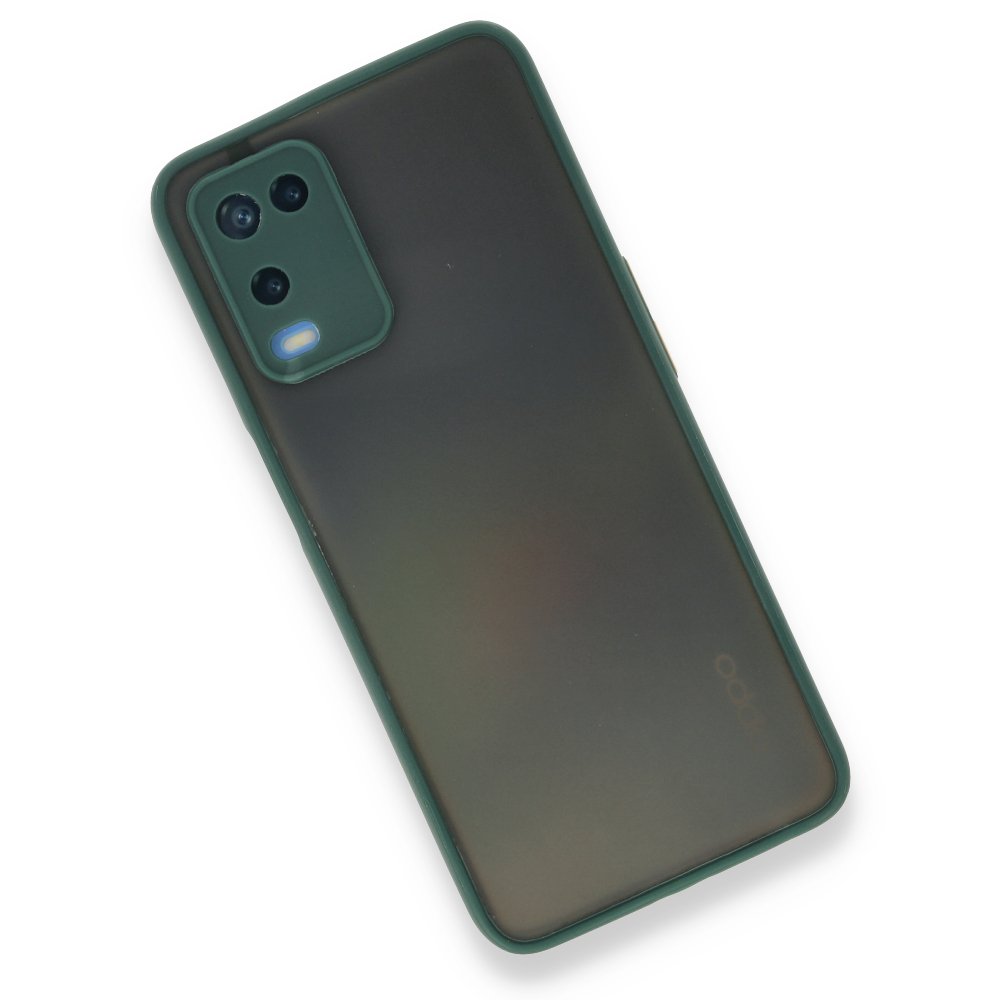 Newface Oppo A54 4G Kılıf Montreal Silikon Kapak - Yeşil