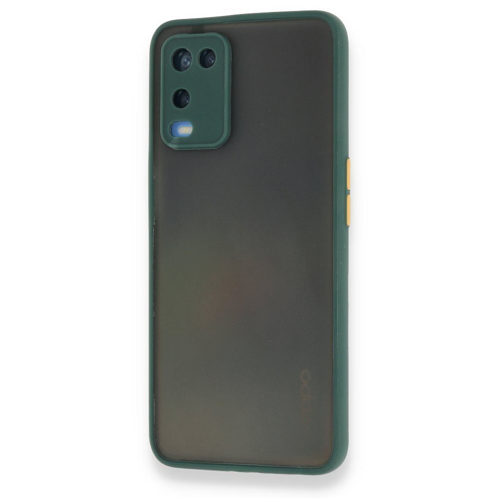 Newface Oppo A54 4G Kılıf Montreal Silikon Kapak - Yeşil