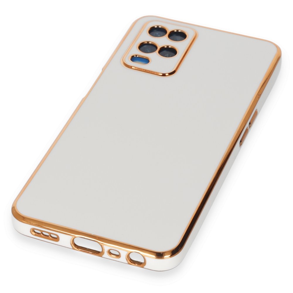 Newface Oppo A54 4G Kılıf Volet Silikon - Beyaz