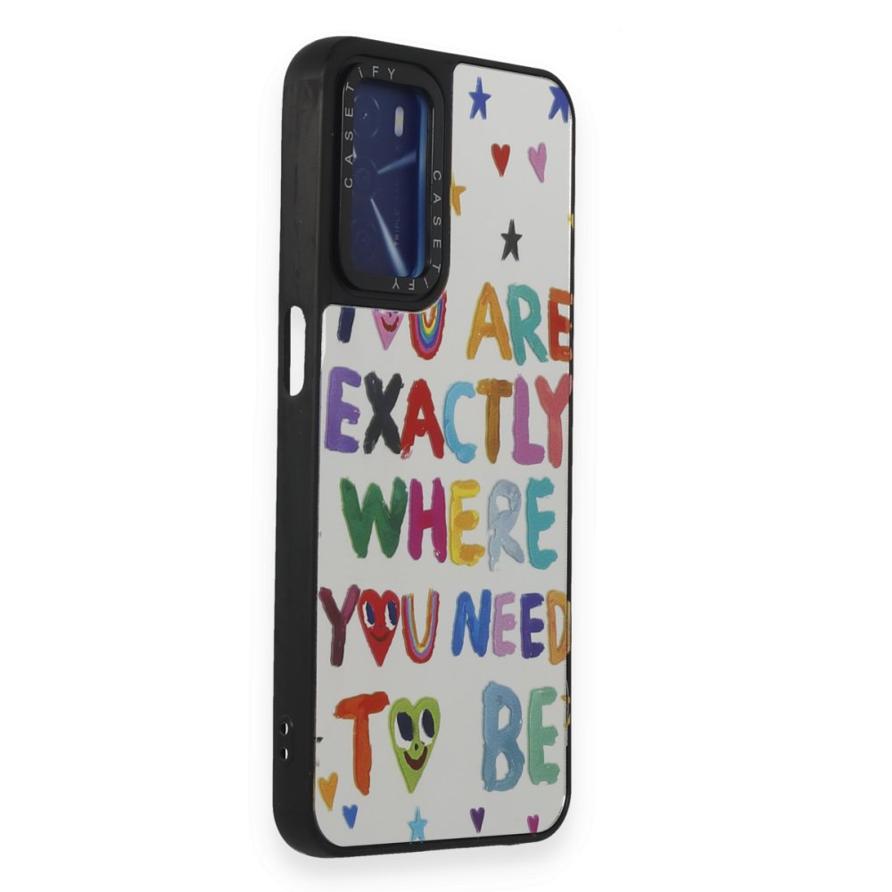 Newface Oppo A55 Kılıf Mirror Desenli Kapak - Mirror - 10