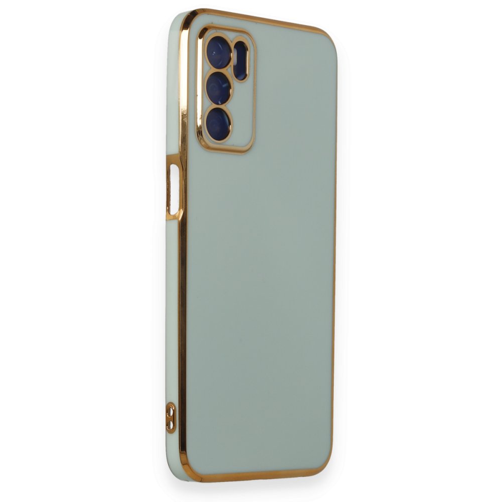 Newface Oppo A55 Kılıf Volet Silikon - Açık Yeşil