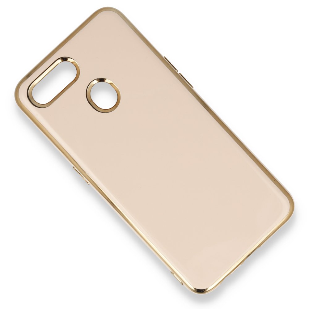 Newface Oppo A5S Kılıf İkon Silikon - Rose Gold