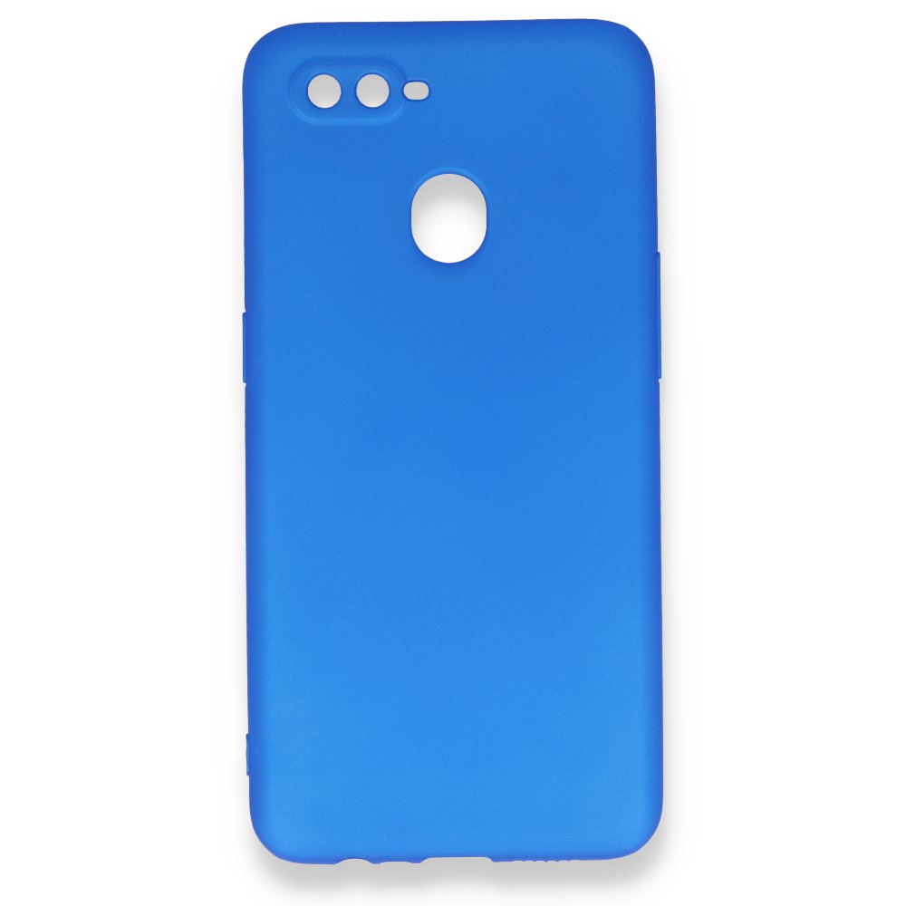 Newface Oppo A5S Kılıf First Silikon - Mavi
