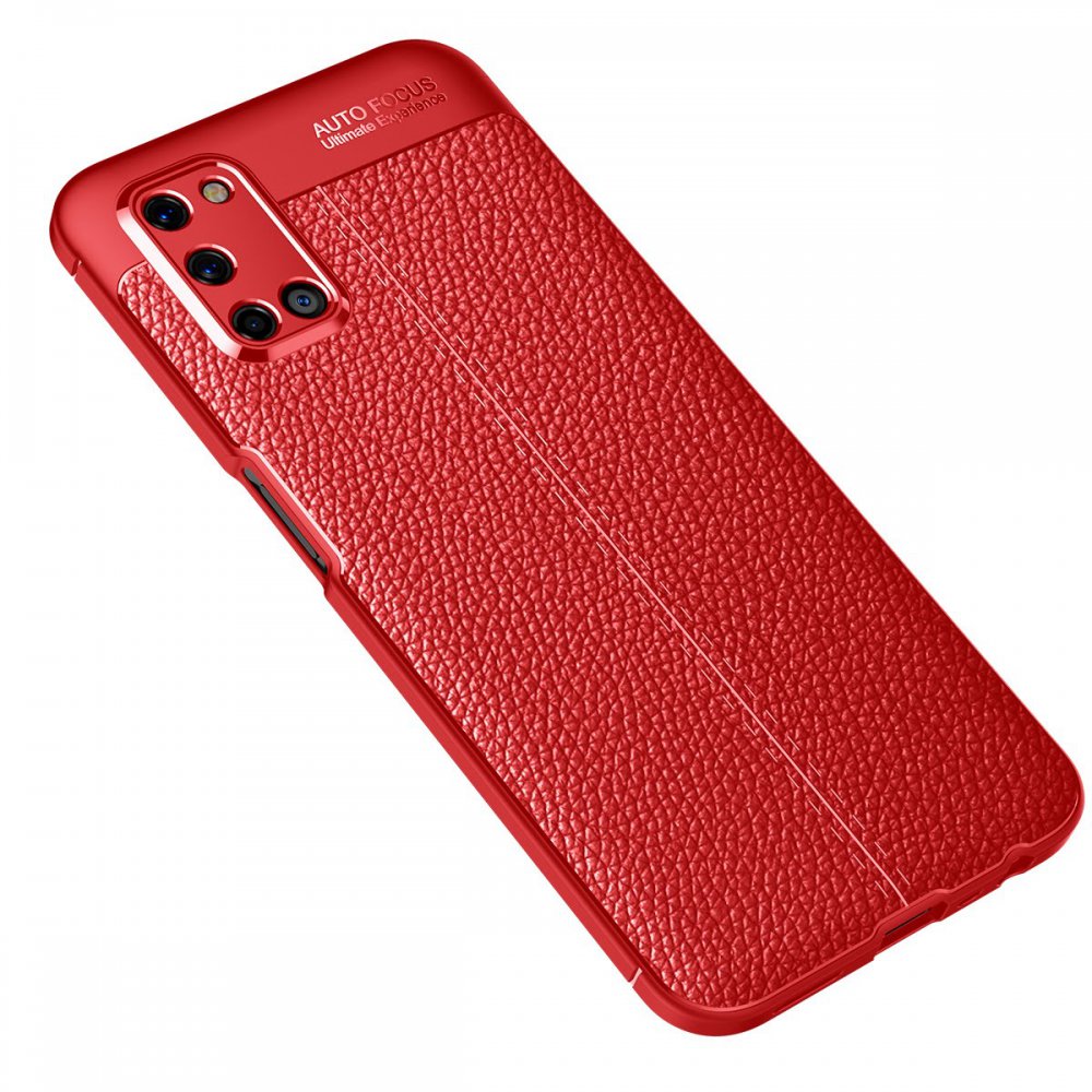 Newface Oppo A72 Kılıf Auto Focus Kapak - Kırmızı