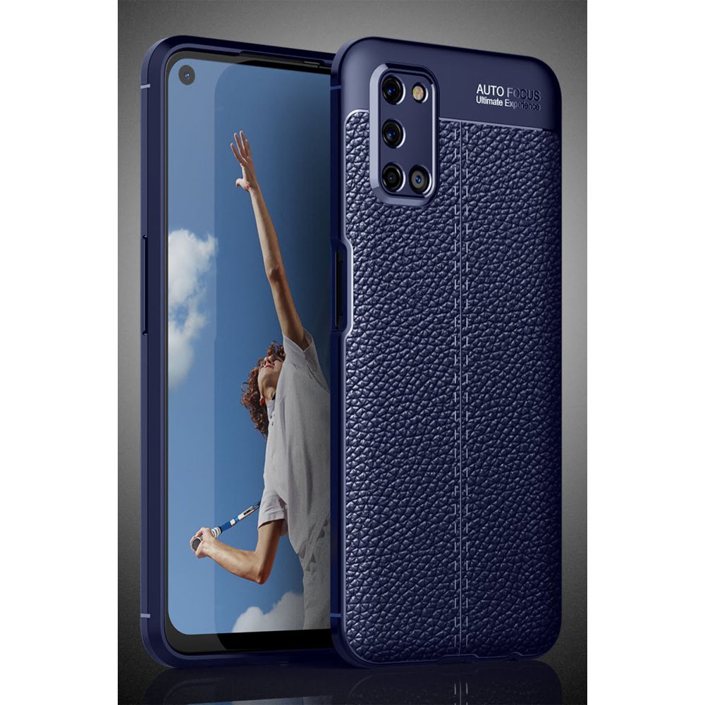 Newface Oppo A72 Kılıf Auto Focus Kapak - Lacivert