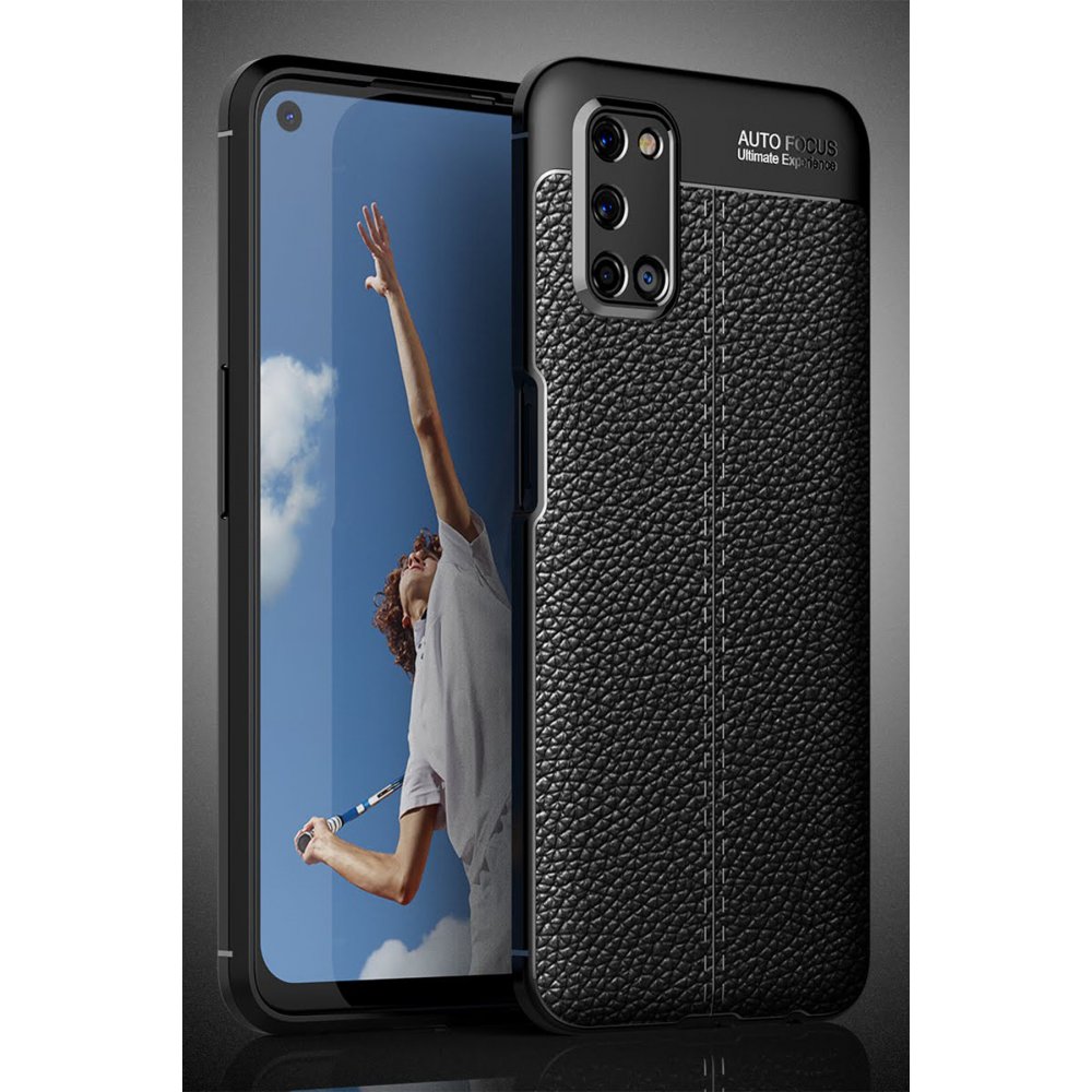 Newface Oppo A72 Kılıf Auto Focus Kapak - Siyah