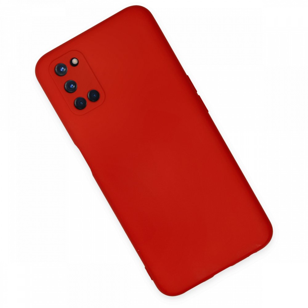 Newface Oppo A72 Kılıf Nano içi Kadife Silikon - Kırmızı