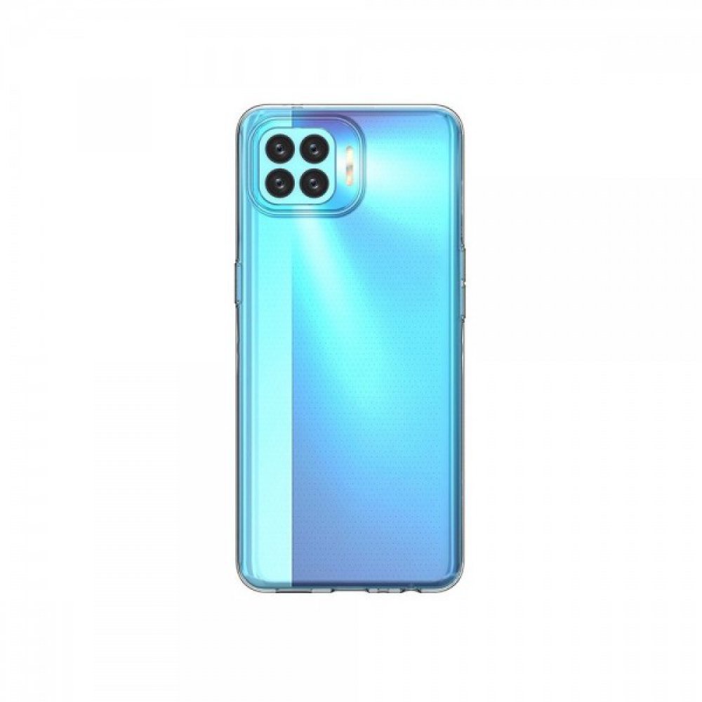 Newface Oppo A73 Kılıf Lüx Şeffaf Silikon - Şeffaf