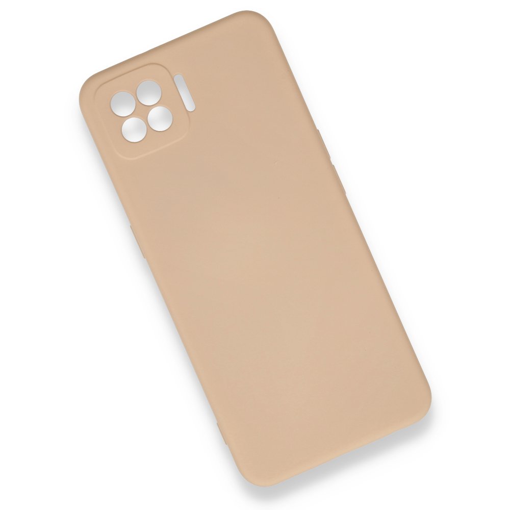 Newface Oppo A73 Kılıf Nano içi Kadife Silikon - Bej