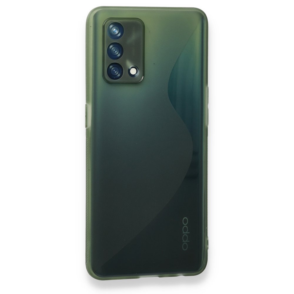 Newface Oppo A74 4G Kılıf S Silikon - Yeşil