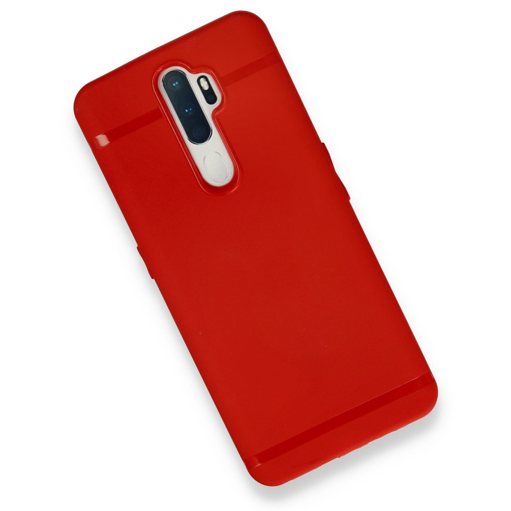 Newface Oppo A9 2020 Kılıf First Silikon - Kırmızı