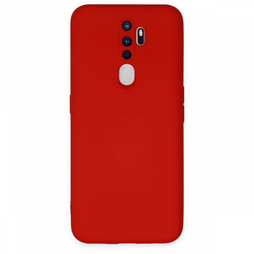 Newface Oppo A9 2020 Kılıf Nano içi Kadife Silikon - Kırmızı