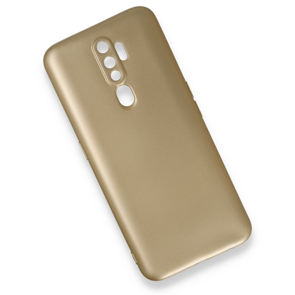 Newface Oppo A9 2020 Kılıf First Silikon - Gold