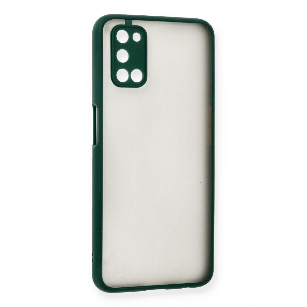 Newface Oppo A92 Kılıf Montreal Silikon Kapak - Yeşil