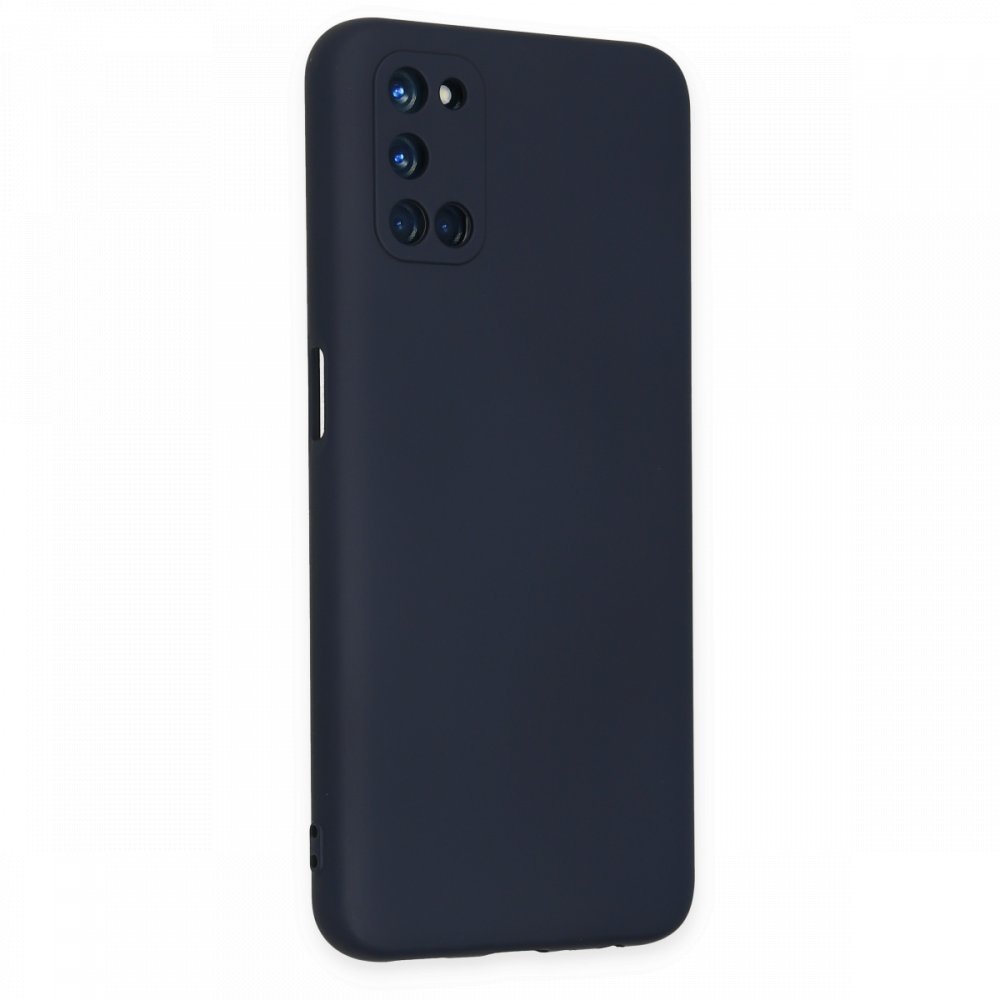 Newface Oppo A92 Kılıf Nano içi Kadife Silikon - Lacivert