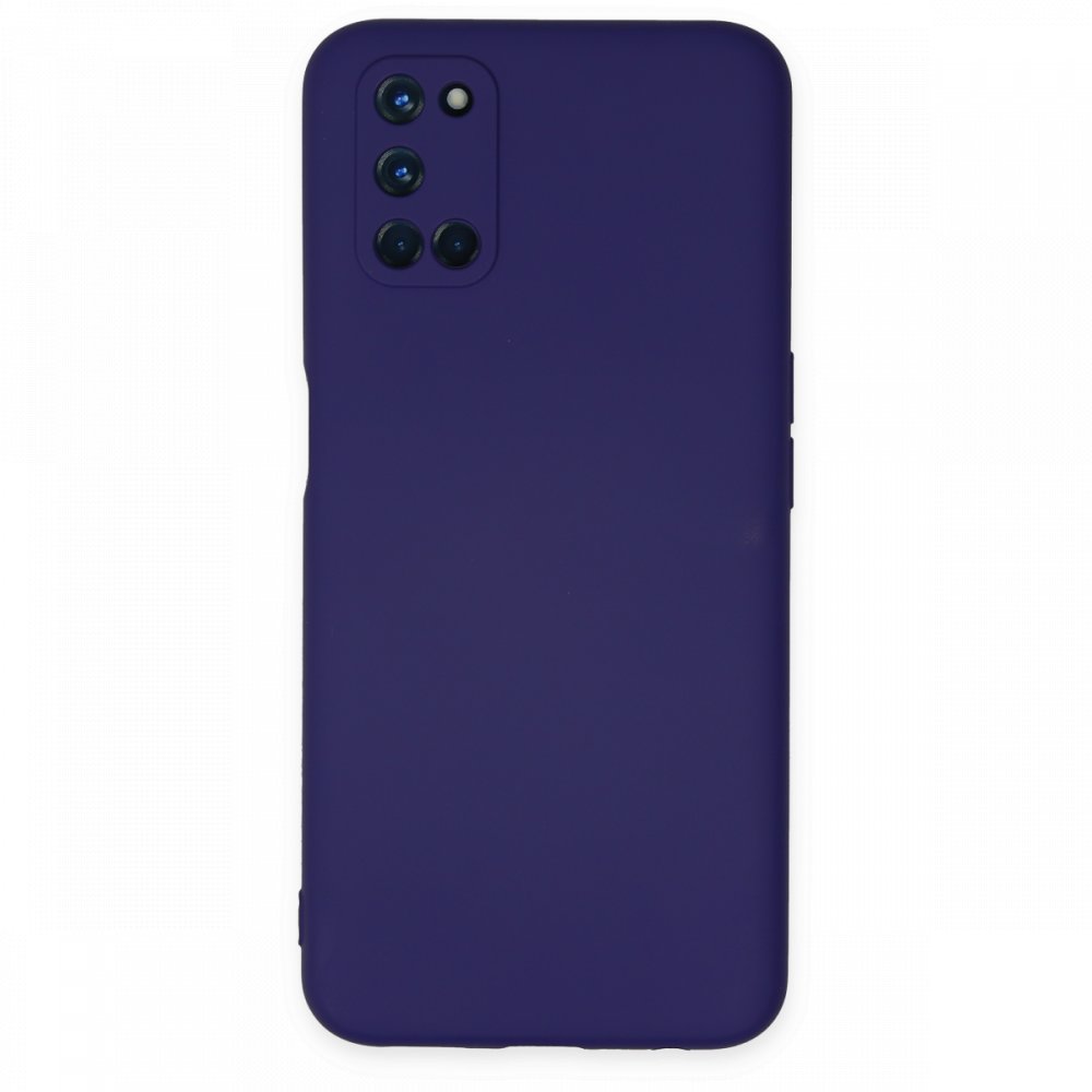 Newface Oppo A92 Kılıf Nano içi Kadife Silikon - Mor