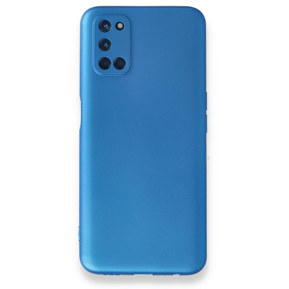 Newface Oppo A92 Kılıf First Silikon - Mavi