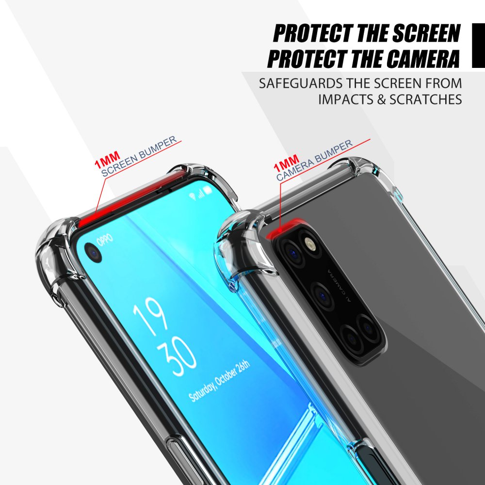 Newface Oppo A92 Kılıf Olex Tpu Silikon - Şeffaf