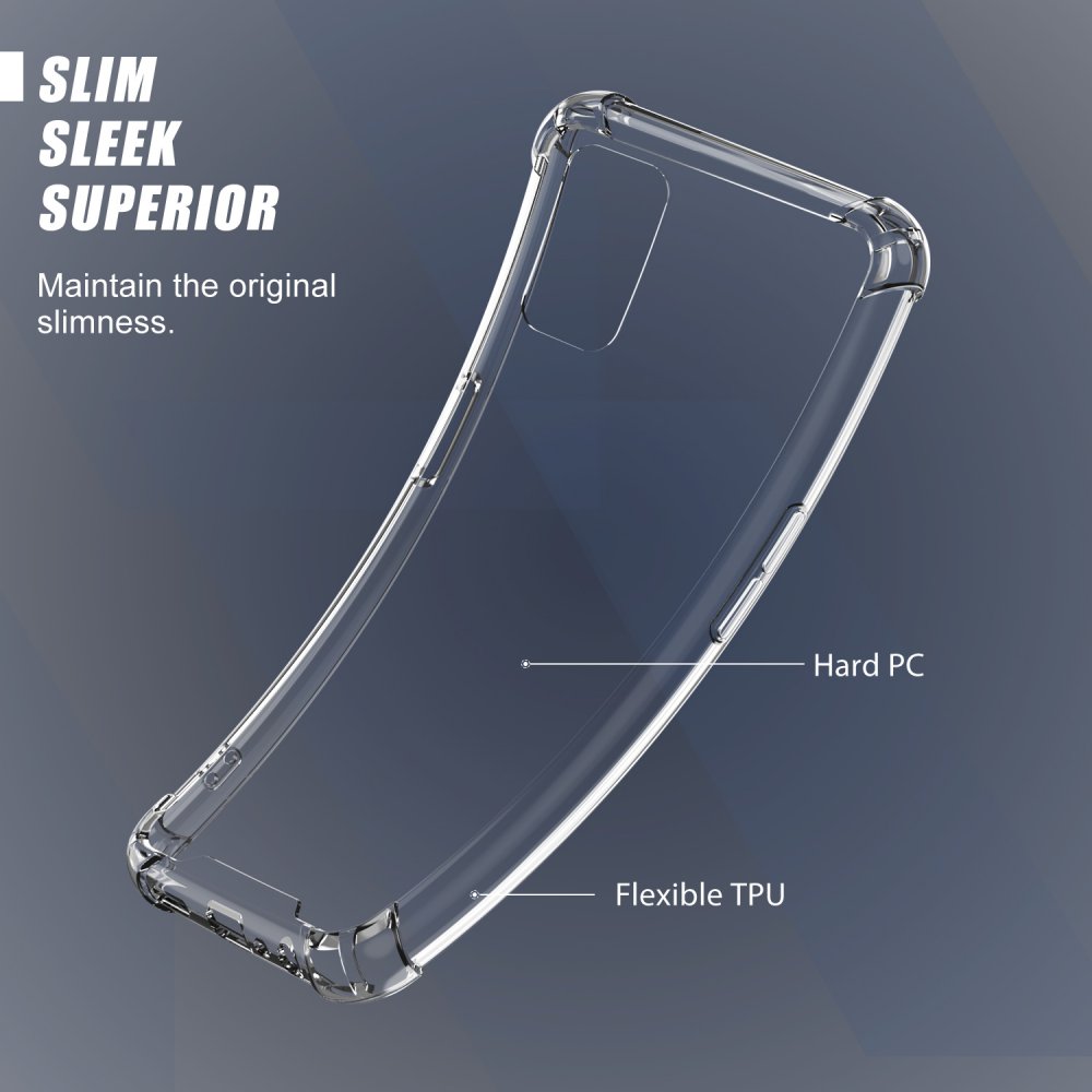Newface Oppo A92 Kılıf Olex Tpu Silikon - Şeffaf