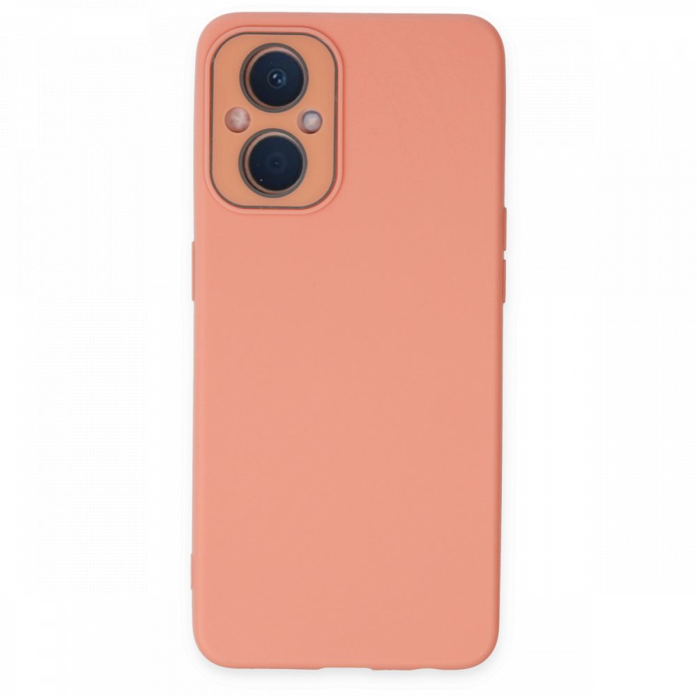 Newface Oppo Reno 7 Lİte Kılıf Lansman Glass Kapak - Pembe