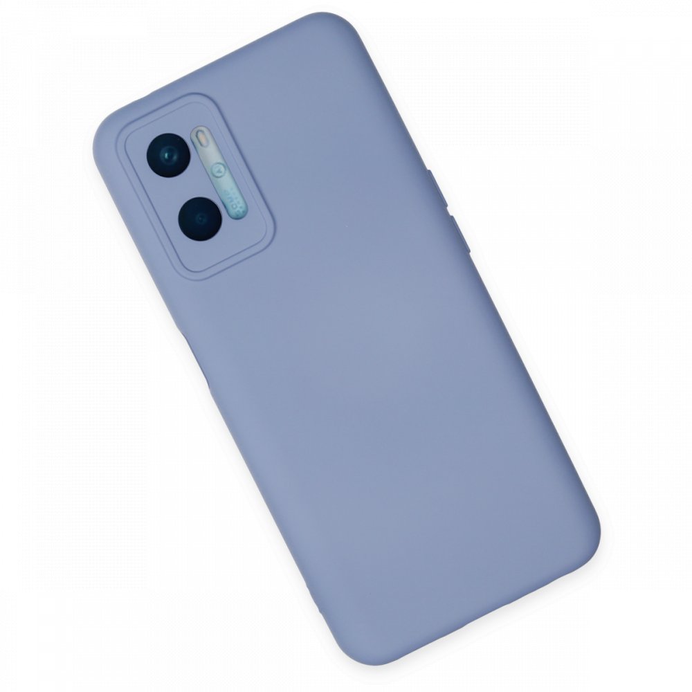 Newface Oppo A96 Kılıf Nano içi Kadife Silikon - Lila