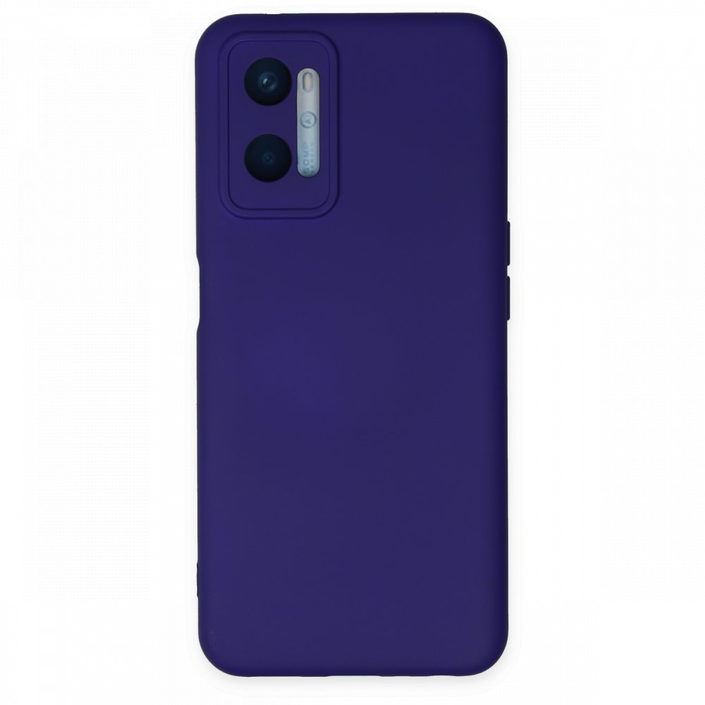 Newface Oppo A96 Kılıf Nano içi Kadife Silikon - Mor