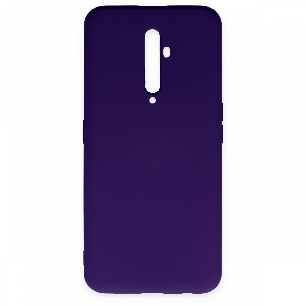 Newface Oppo Reno 2Z Kılıf Nano içi Kadife Silikon - Mor