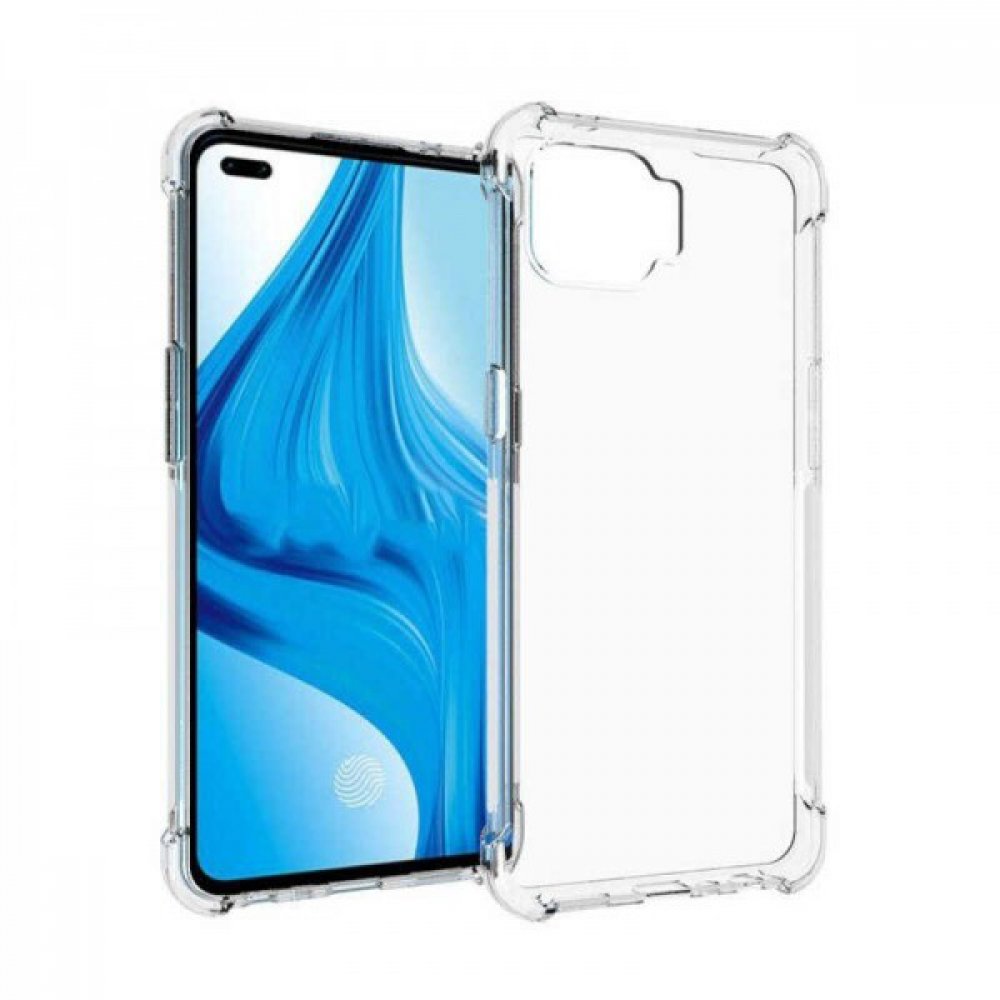 Newface Oppo Reno 4 Lite Kılıf Olex Tpu Silikon - Şeffaf