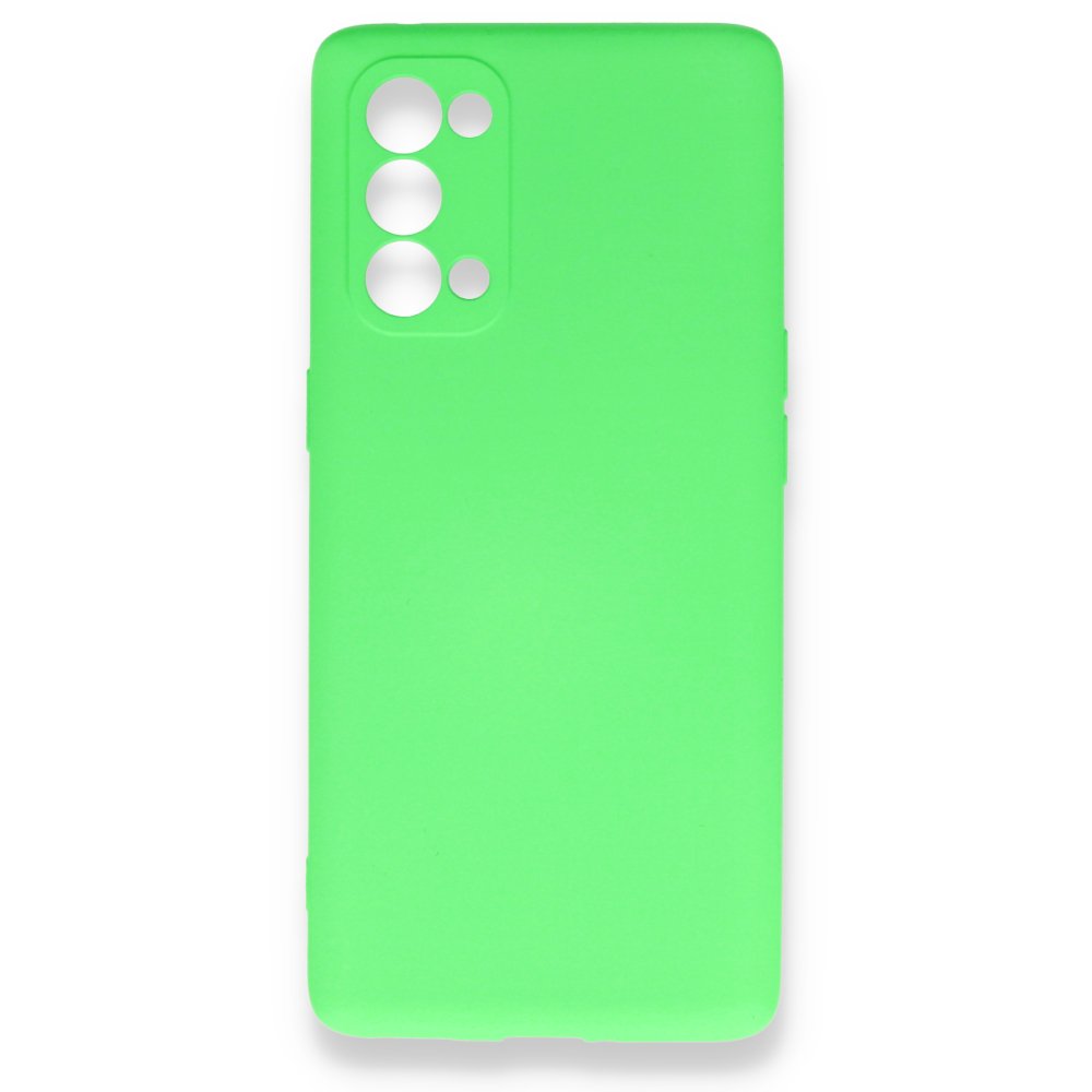 Newface Oppo Reno 5 Kılıf First Silikon - Yeşil