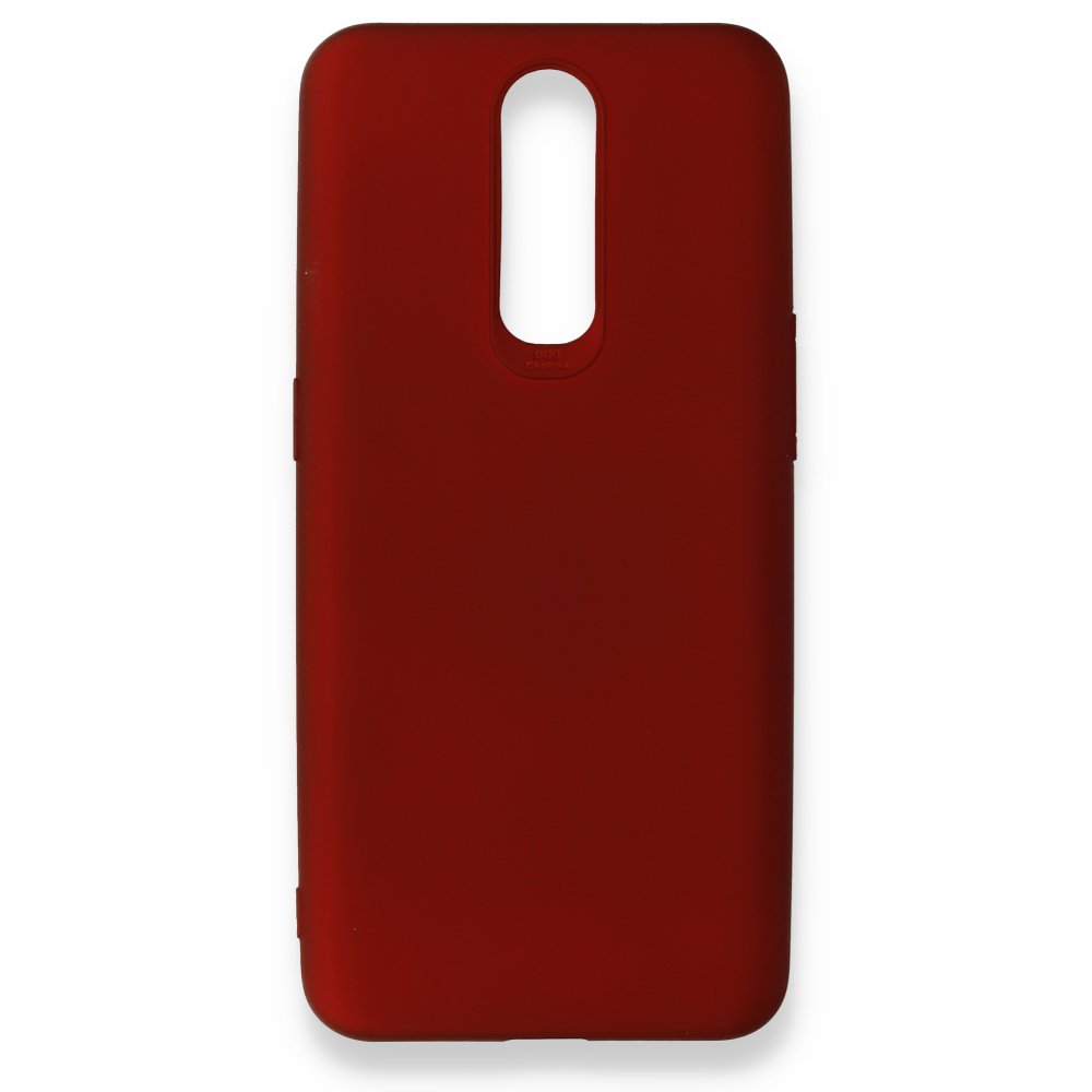 Newface Oppo RX17 Pro Kılıf First Silikon - Bordo