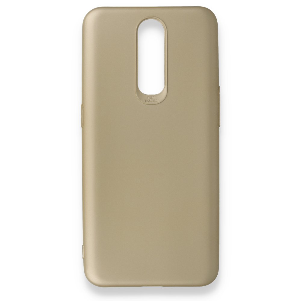 Newface Oppo RX17 Pro Kılıf First Silikon - Gold