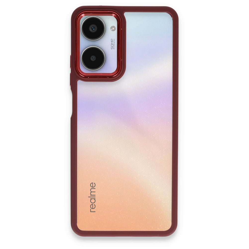 Newface Realme 10 Pro 5G Kılıf Dora Kapak - Kırmızı