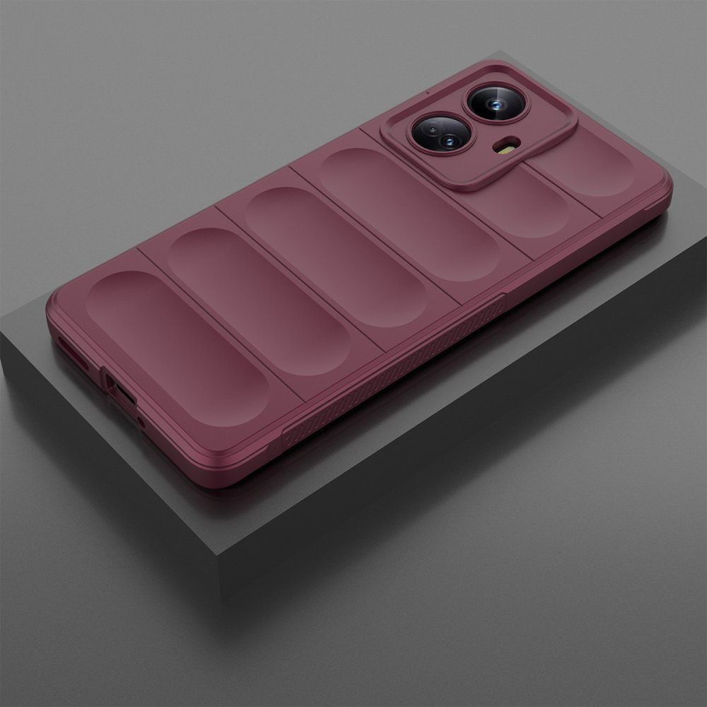 Newface Realme 10 Pro 5G Kılıf Optimum Silikon - Bordo