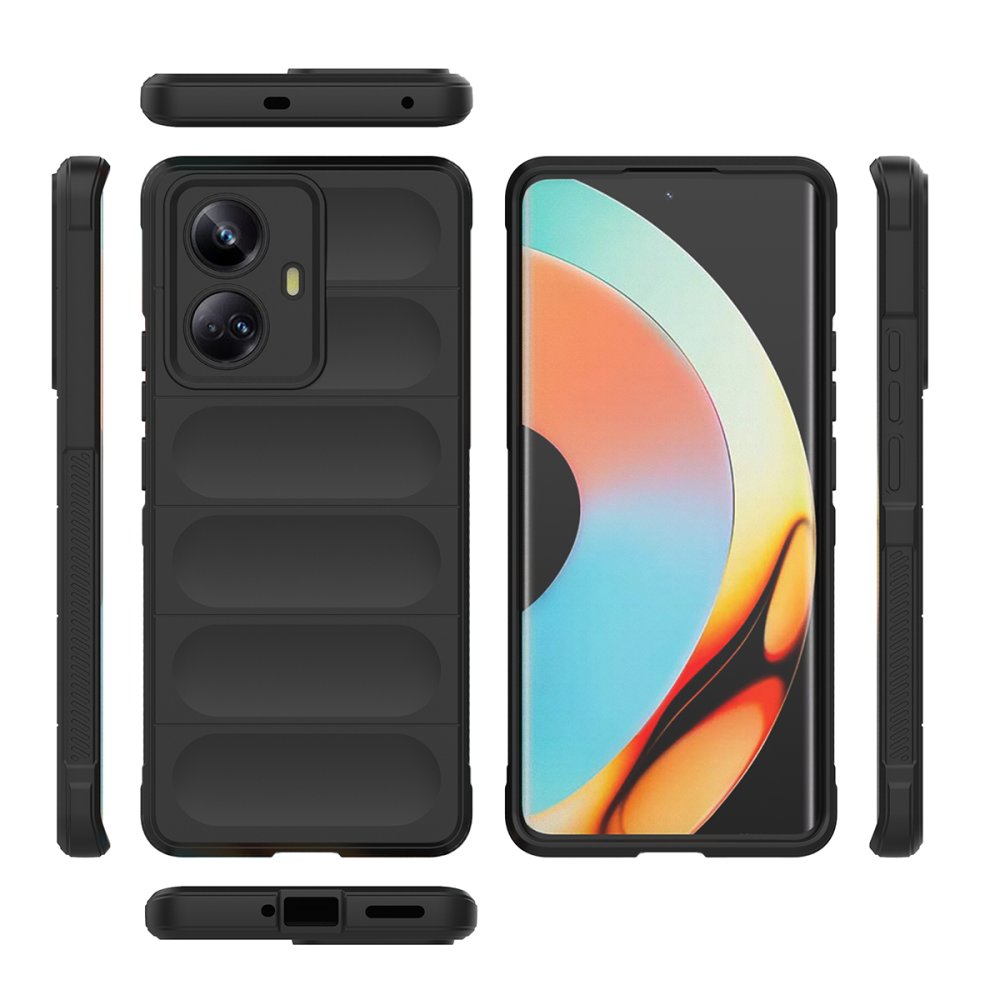 Newface Realme 10 Pro Plus 5G Kılıf Optimum Silikon - Kırmızı