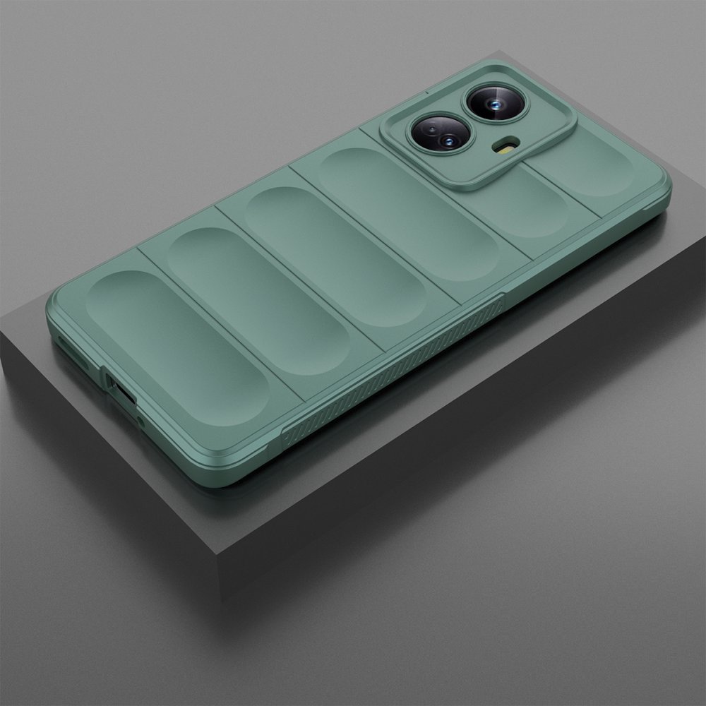 Newface Realme 10 Pro Plus 5G Kılıf Optimum Silikon - Koyu Yeşil