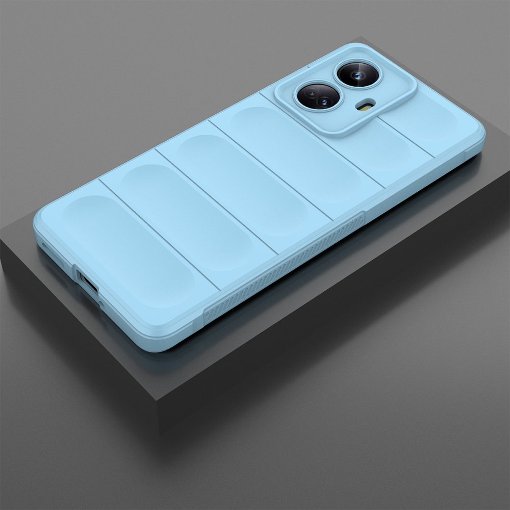 Newface Realme 10 Pro Plus 5G Kılıf Optimum Silikon - Sky Blue