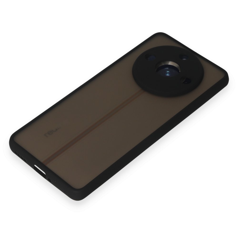Newface Realme 11 Pro Kılıf Montreal Silikon Kapak - Siyah