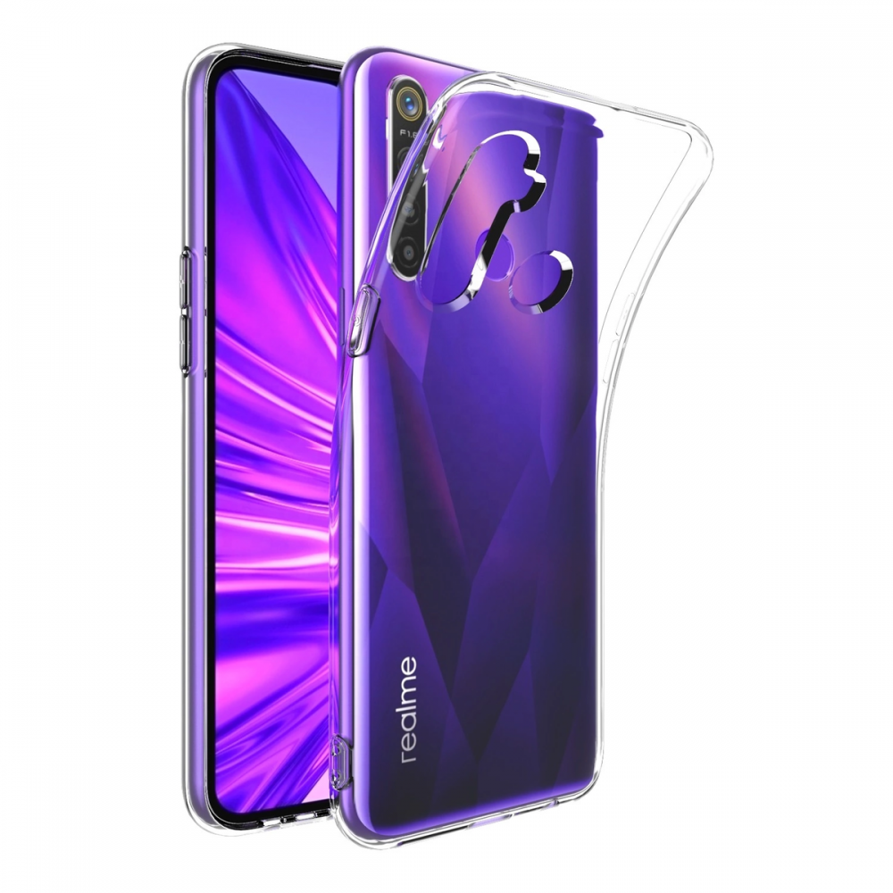 Newface Realme C3i Kılıf Lüx Şeffaf Silikon