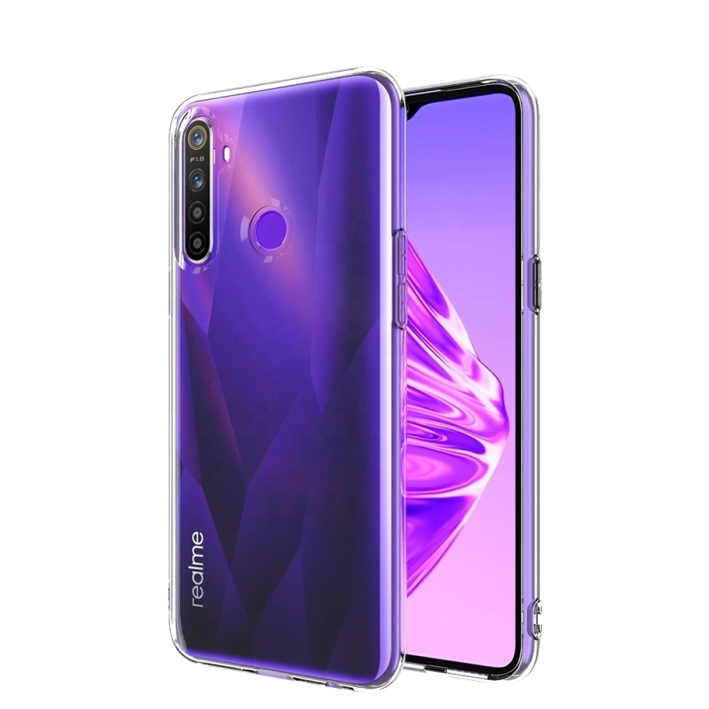 Newface Realme C3 Kılıf Lüx Şeffaf Silikon