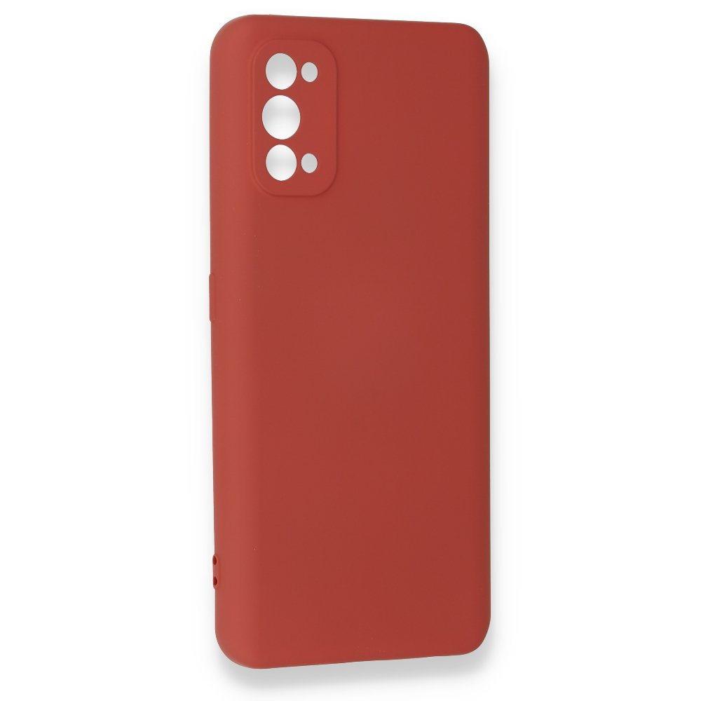 Newface Realme 7 Pro Kılıf Nano içi Kadife Silikon - Kiremit