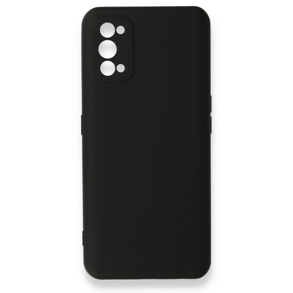Newface Realme 7 Pro Kılıf Nano içi Kadife Silikon - Siyah