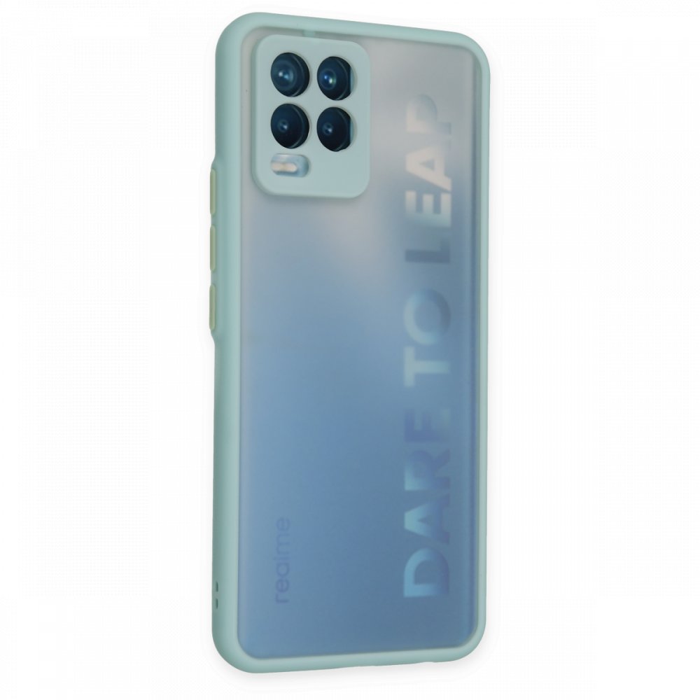 Newface Realme 8 Kılıf Montreal Silikon Kapak - Turkuaz