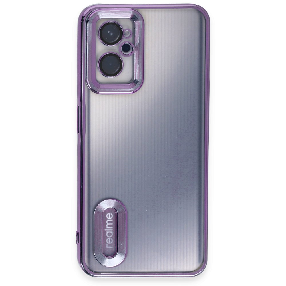 Newface Realme 9i 4G Kılıf Slot Silikon - Mor