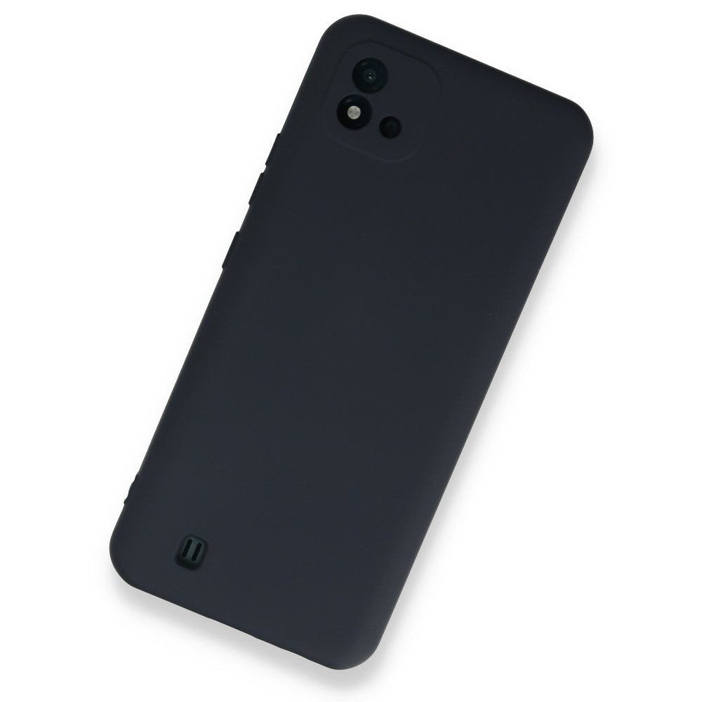 Newface Realme C11 2021 Kılıf Nano içi Kadife Silikon - Lacivert