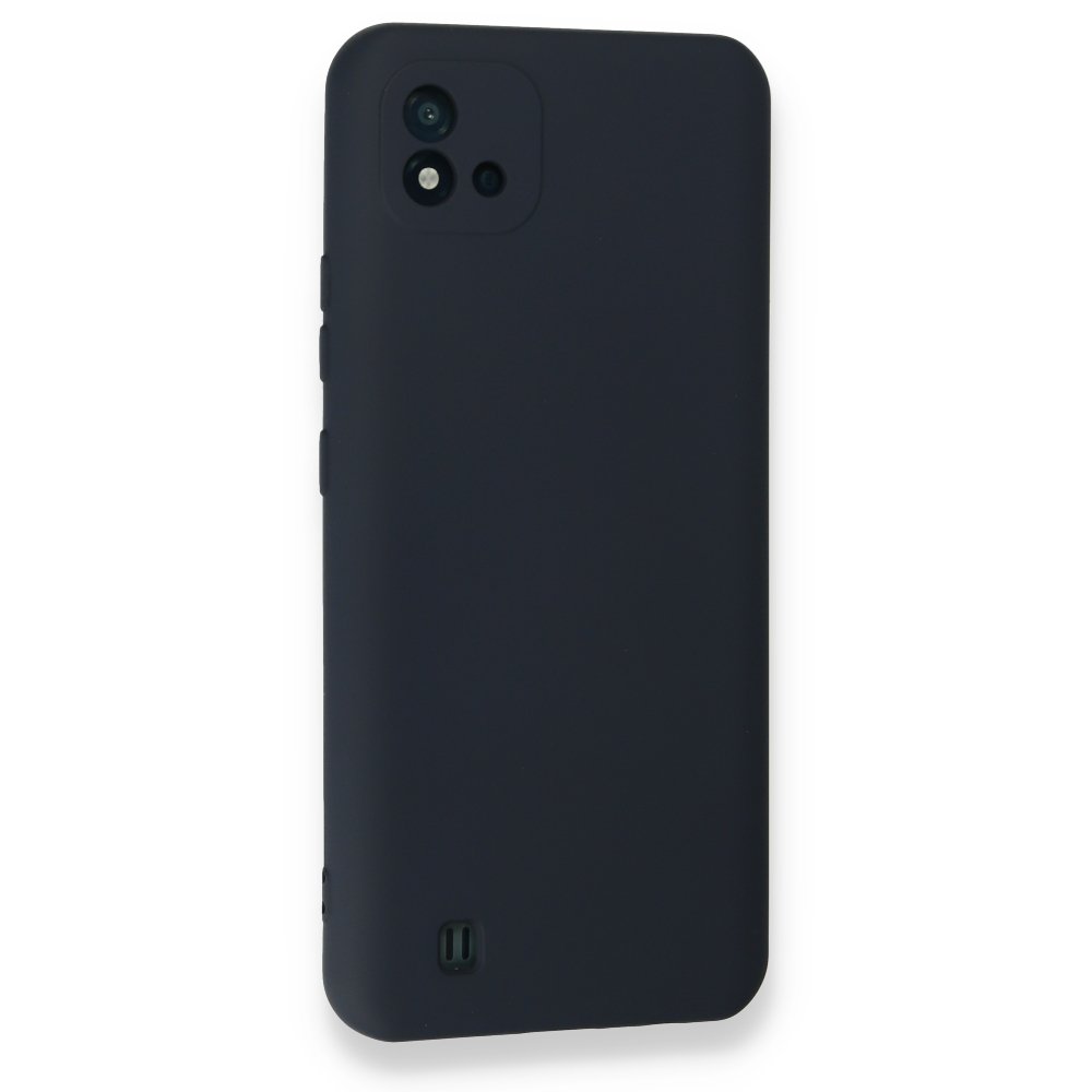 Newface Realme C11 2021 Kılıf Nano içi Kadife Silikon - Lacivert