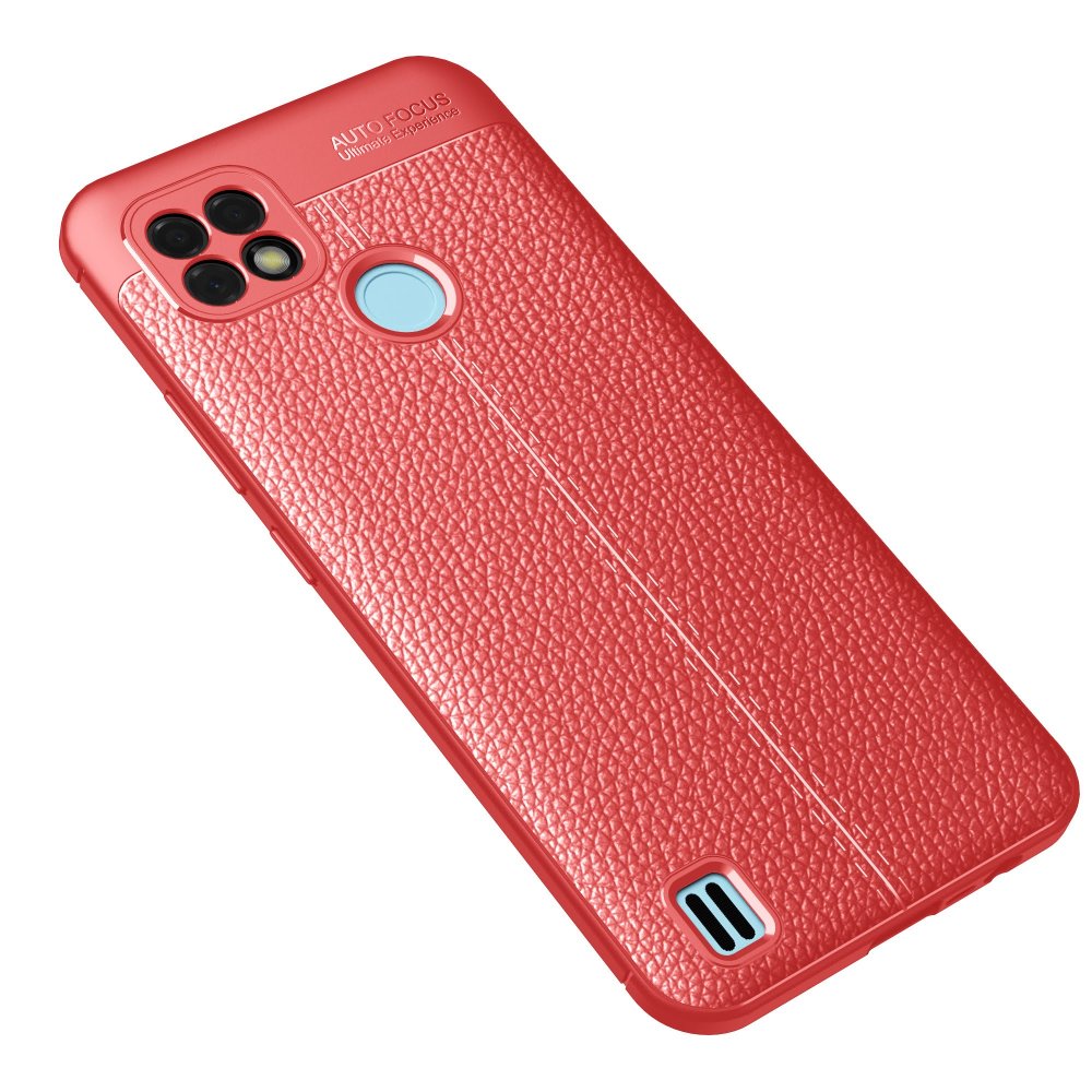 Newface Realme C25 Kılıf Auto Focus Kapak - Kırmızı