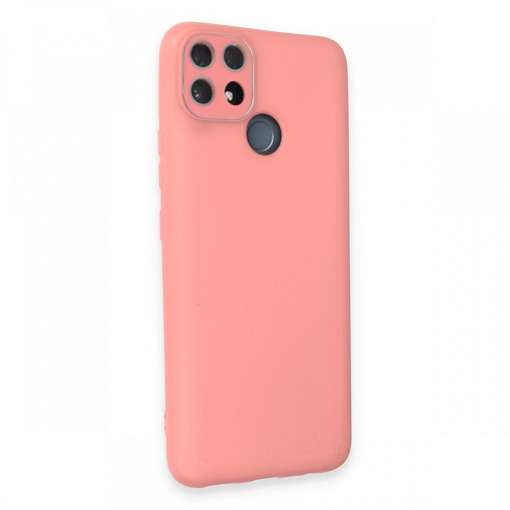 Newface Realme C25s Kılıf Lansman Glass Kapak - Pembe