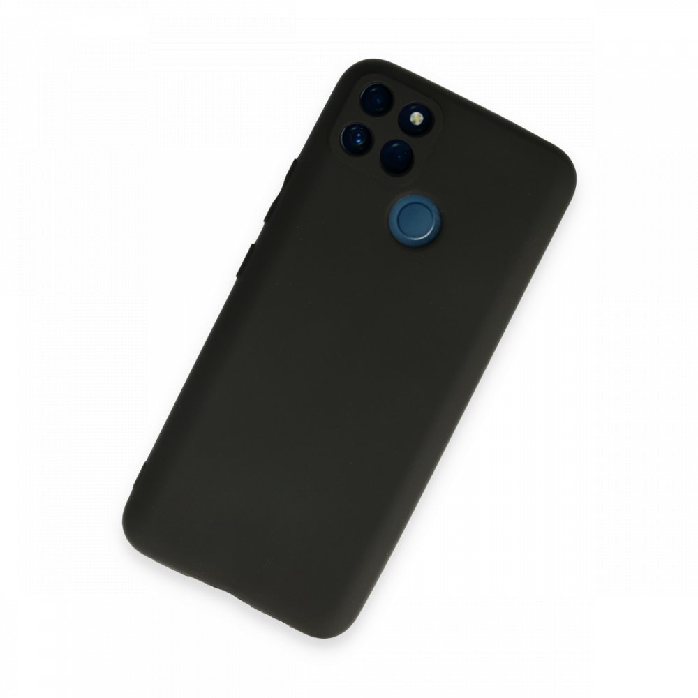 Newface Realme C25Y Kılıf First Silikon - Siyah