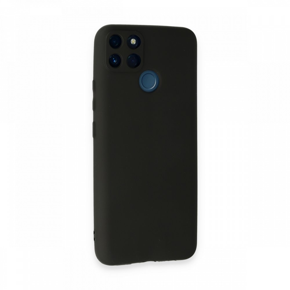 Newface Realme C25Y Kılıf First Silikon - Siyah