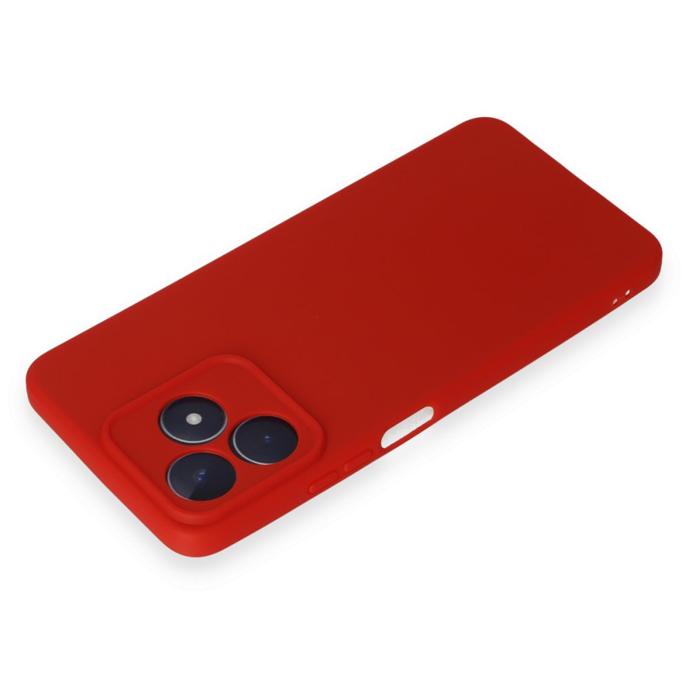 Newface Realme C53 Kılıf First Silikon - Kırmızı